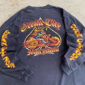 2007 Ocean City Flames Biker Longsleeve